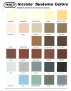 Increte Standard Color Chart pg1